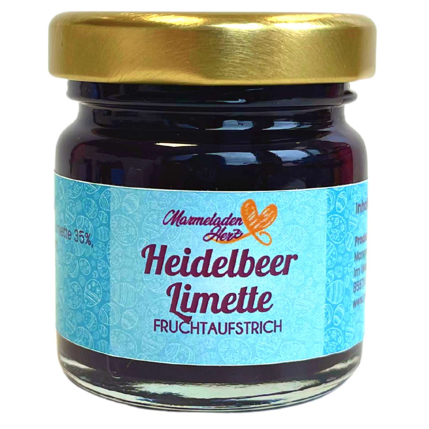 Mini Heidelbeere Limette Fruchtaufstrich 40g